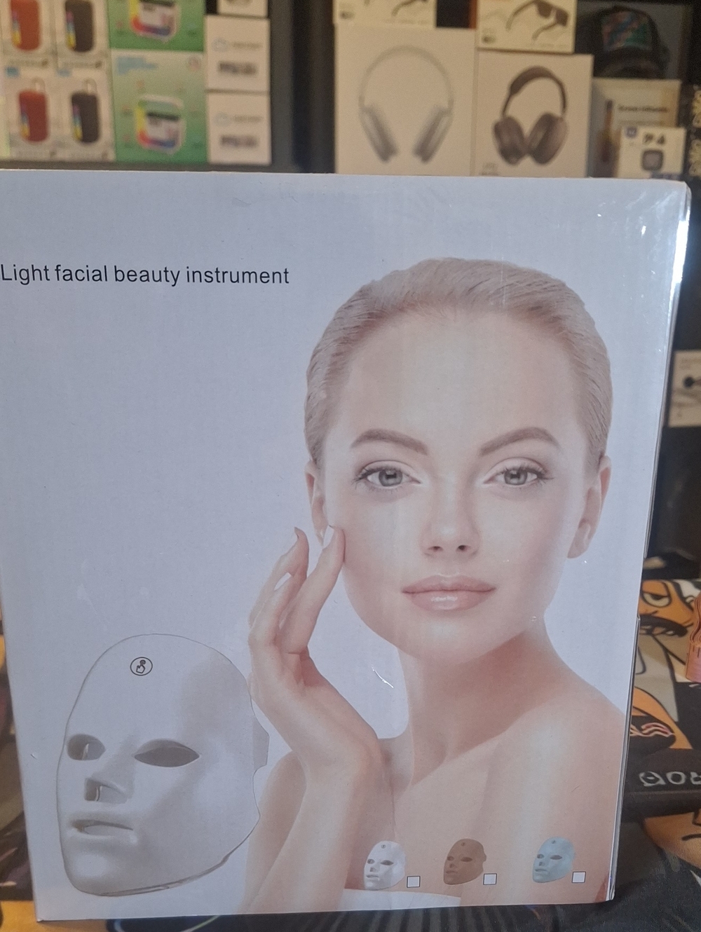 LED Light Facial Beauty Mask Factory Sealed- White